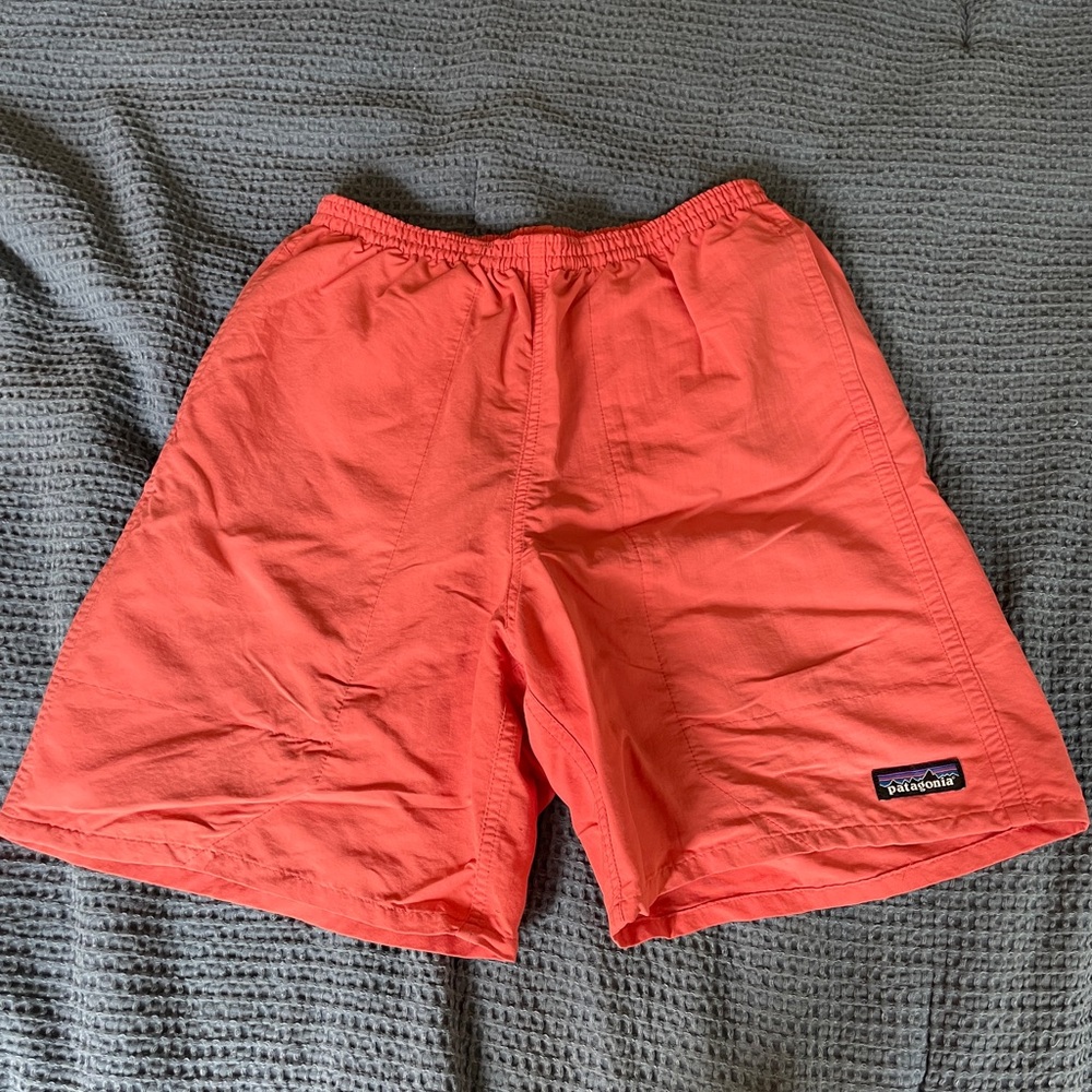 Patagonia Baggies Bright Coral Shorts